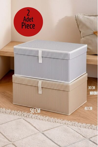 ALAS 2 komada višebojne kutije za odlaganje odeće ispod kreveta, velike veličine