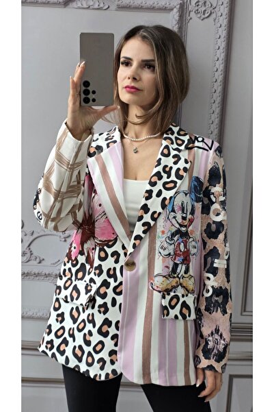 MAXORA SHOP Jacket with Printed