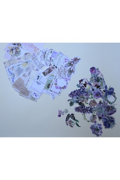 Scrapbook Seti (Sticker ve Yapışkansız Konsept Görsel ve Kağıtlar)