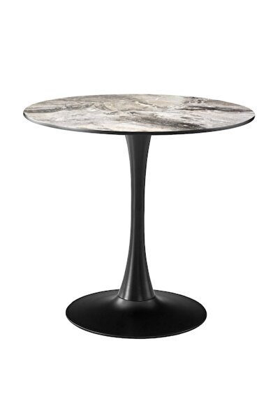2home Tulip Round Table, Marble Arena, Fixed Leg, 70cm