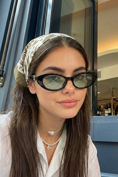 MACERATİ Garden Slim Black Uv400 Protected Ultra Light Black Women's Sunglasses