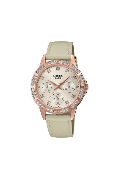 Casio Дамски часовник, Sheen, класически SHE SHE-3517PGL-9A