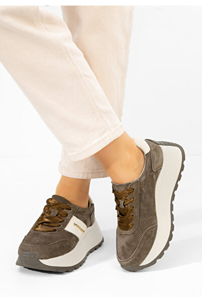 B T Shoes Sneakers cu platformă Densia maro