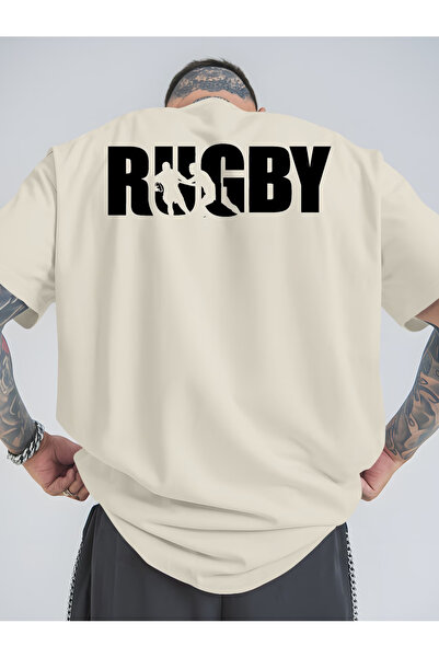 Rayan & Hoor Style Men's Printed Oversize Cotton Crew Neck T-Shirt