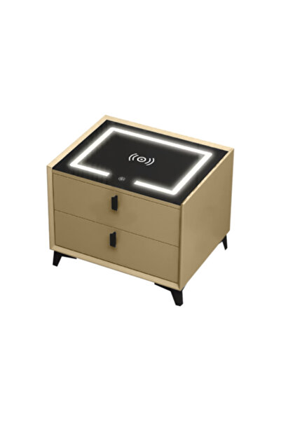 2home Smart Nightstand 2HOME, Cream, 50cm