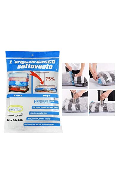 B&D Vacuum Storage Bags for Clothes, Space Saver Bags, 70x100 cm