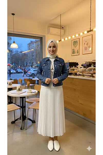 Modahatebu Kısa kot ceket