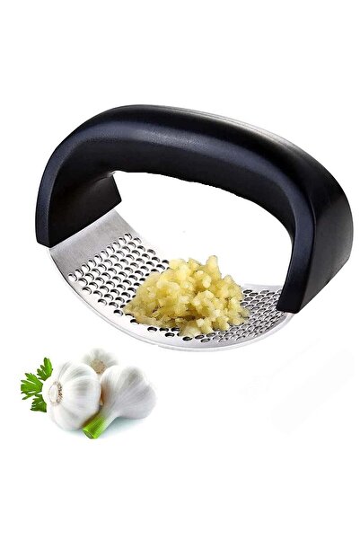 Generic Multipurpose Garlic Presser Stainless Steel Quick Handy Professional ...