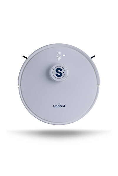schbot F1 Robot Vacuum, 3-in-1 Cleaning, 600ml Dust Tank, White