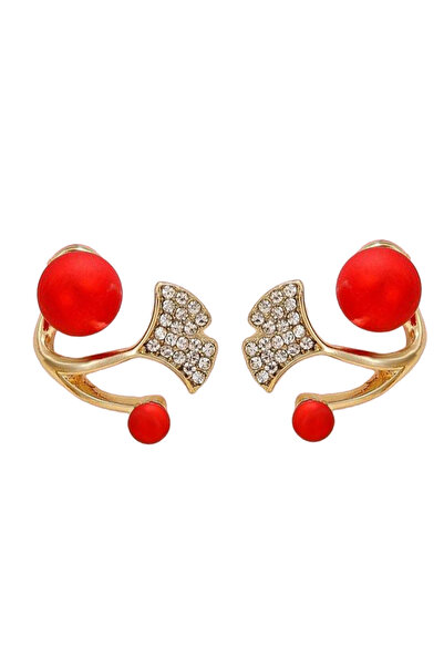 EFAYN.RO Cercei dama, model special elegant, tematica fashion days, rosii, EFAYN