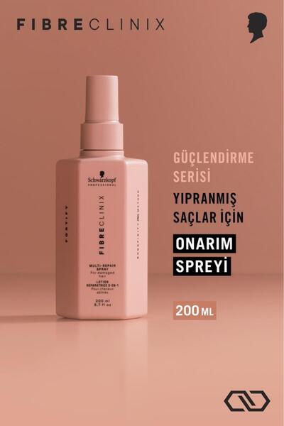 Fibre Clinix Yıpranmış Saçlar İçin Çok Yönlü Onarım Spreyi 200ml | İşlem Görm...