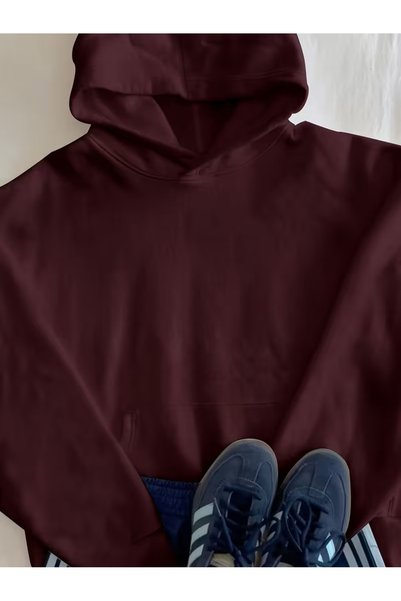 Eritqaa Zemli̇ya_Women's Thick 3 Thread Ov Oversized Sweatshirt – Casual Elegance & Comfort 1011