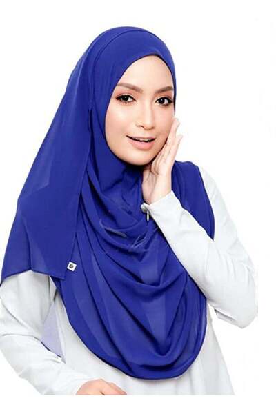 Generic Chiffon Scarf for Women Fashion Soft Hijab Long Scarf Wrap