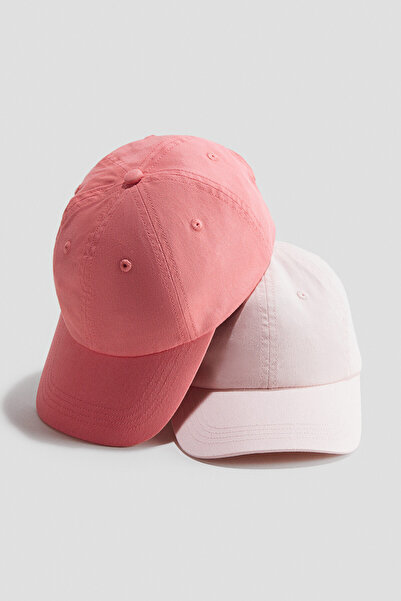 H&M 2'li Pamuklu Gabardin Şapka