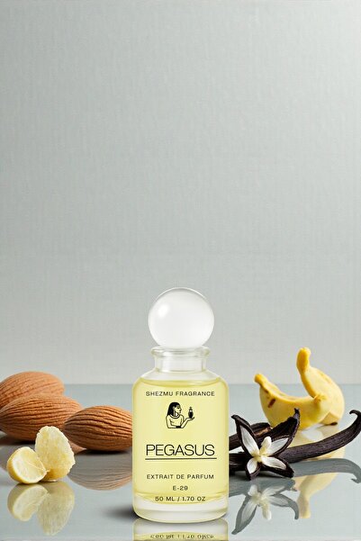 Shezmu Fragrance Pegasus EDP Erkek Parfümü - Acı Badem, Metalik Notalar ve Va...