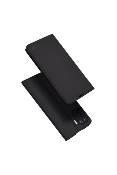 Techsuit Θήκη βιβλίου Magskin για Oppo Reno 5 Lite, μαύρη