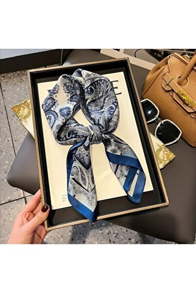 Behills Women's Bandana Scarf 50X50 Square Scarf Rayon Ethnic Patterned Itali...