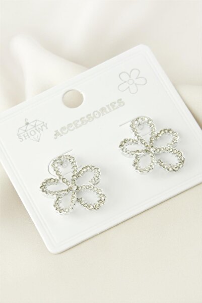 OSENSE Flower Stone Earrings