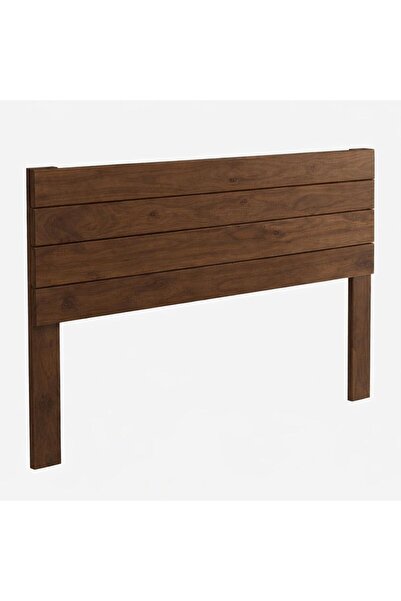 pinoxi 160CM Masif Ahşap Ayaklı Yatak Başlığı Ceviz Renk 160 cm
