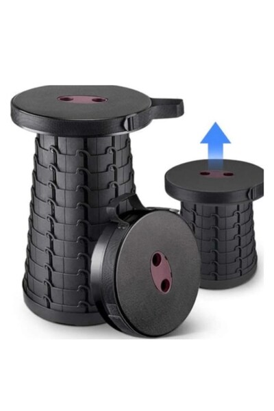 OEM Round Retractable and Extendable Chair with Telescopic Folding