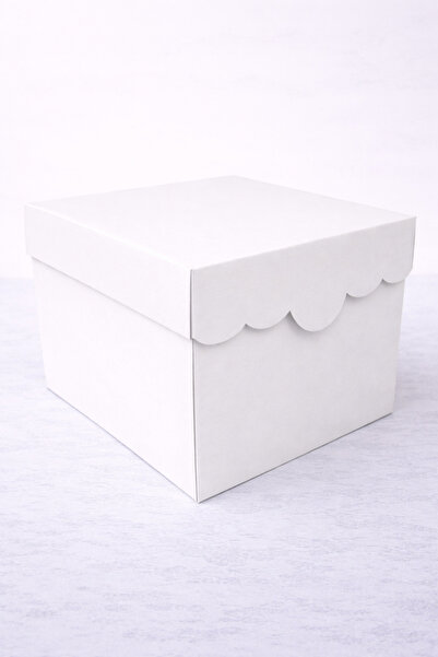 Ege Concept Life Oyma Desenli Pasta Kutusu 21x21x25 cm | Pastane & Organizasy...