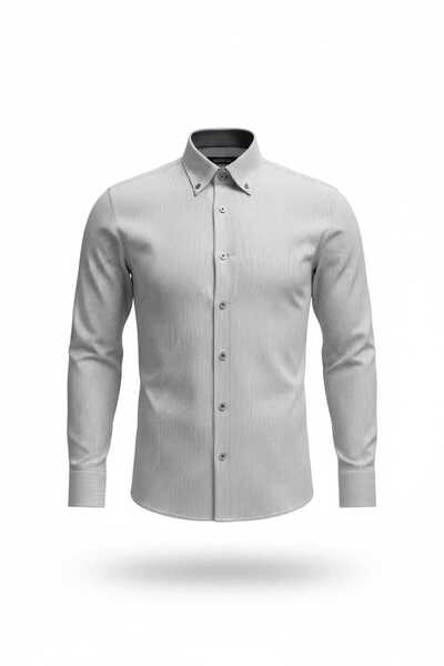 Louis Fabel Striped Long Sleeve Men's Shirt