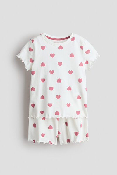 H&M Pamuklu Pijama Takımı