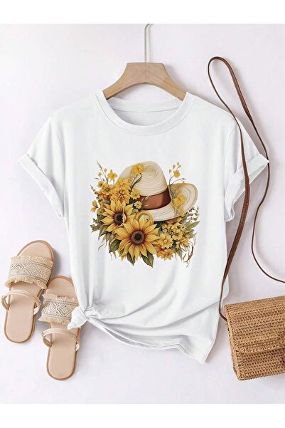 FATOOM STILE Women's T-Shirt T-Shirt Heart Printed.