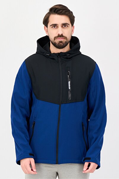 Reebok Men Sportswear Fit Long Sleeve Outdoor Jacket, Blue