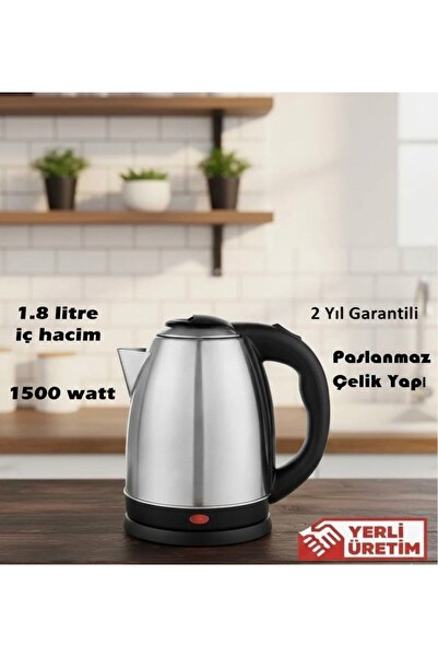 KETTLE Maress Mck-18 Su Isıtıcı | Güçlü ve Dayanıklı Çelik