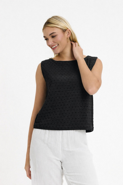 Heaven Ephesus Muslin Blouse - Women's Muslin Pompom Patterned Strap Blouse -...