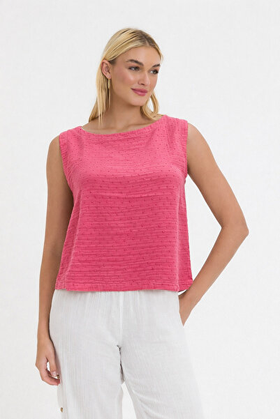 Heaven Ephesus Muslin Blouse - Women's Muslin Pompom Patterned Strap Blouse -...