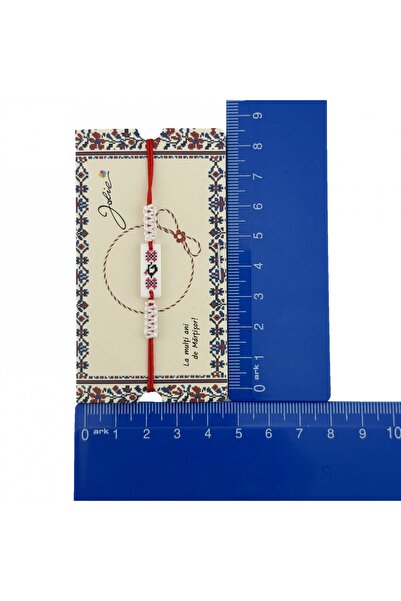 Flippy Τυχερό Βραχιόλι-Φυλαχτό, Τζολί, Κεντρικό Στολίδι με Λαϊκά Μοτίβα, Λευκ...