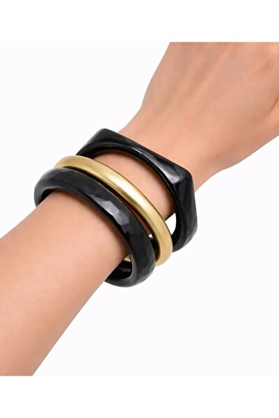 Erdem siyah 3 lü kemik toka