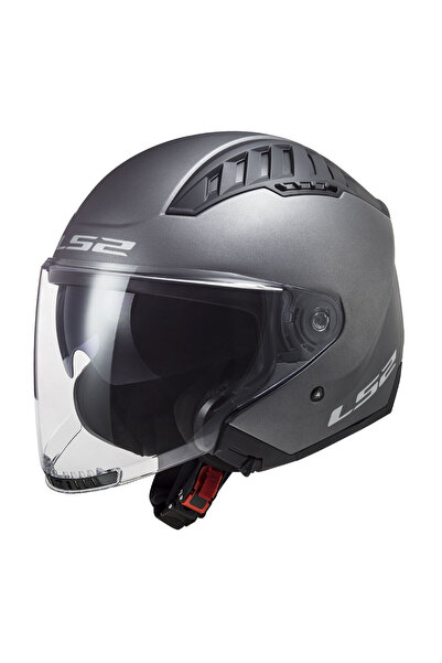 LS2 COPTER 2 MAT TITANIUM KASK
