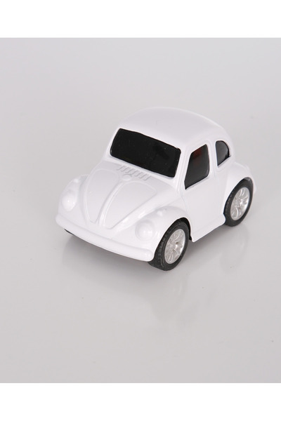 agugu 6 cm Small Vosvos Metal Car White