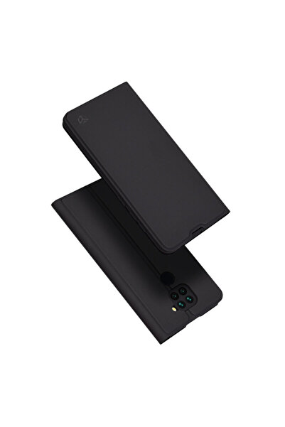 Techsuit Xiaomi Redmi Note 9 Magskin Book, μαύρο