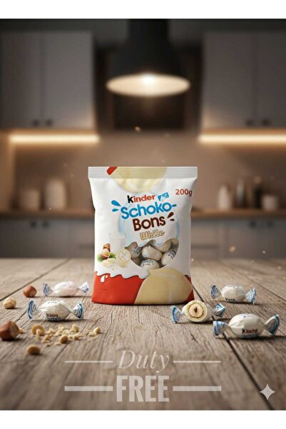 hijazigroup Kinder Schoko-Bons White 200g Beyaz Çikolatalı Draje