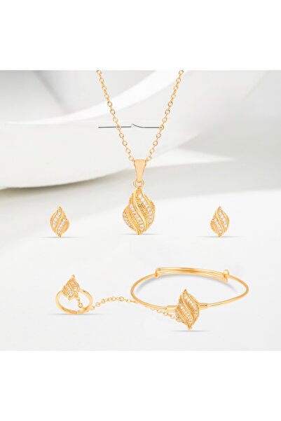 Un طقم أطفال بناتي بديل الذهب الصدفه