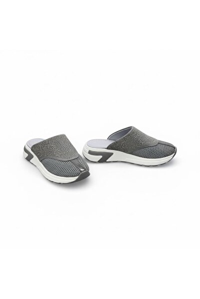 PATRON SHOES Taşlı Fileli Kadın Spor Terlik
