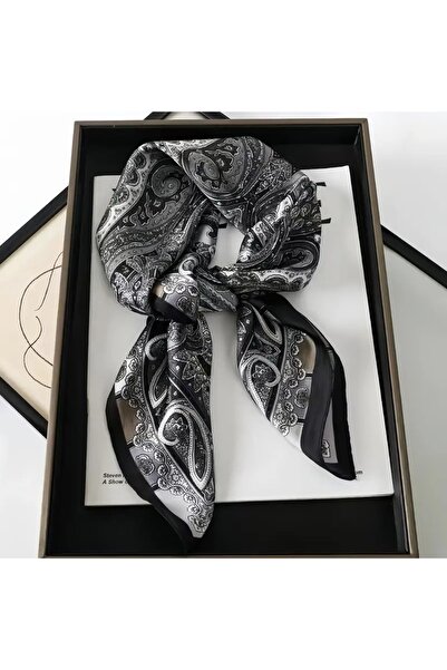 Behills Women's Bandana Scarf 50X50 Square Scarf Rayon Ethnic Patterned Itali...