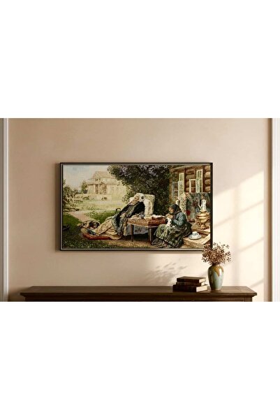 HomeNew اللوحة الزيتية الشهيرة بعنوان "كل شيء في الماضي" للفنان الروسي فاسيلي...