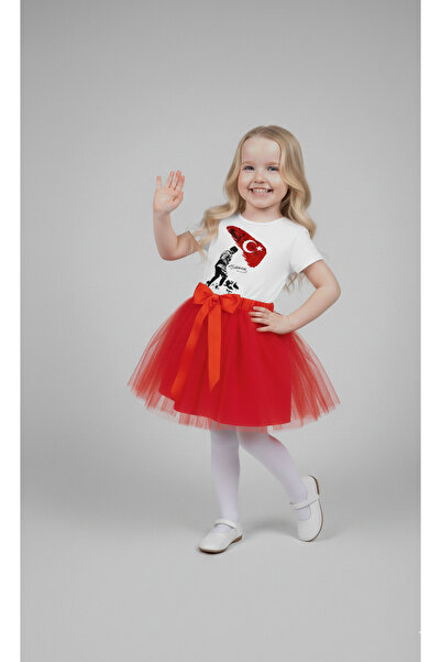 NACAR STORE Girl's April 23 October 29 Performance Outfit Costume Tutu Skirt ...