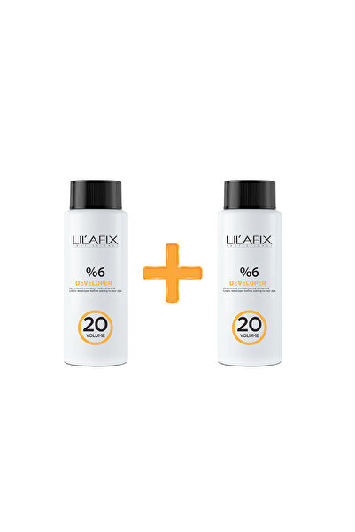 Lilafix Professional Lilafix 2'li Paket 20V Oksidan Krem %6 Developer 60 ml