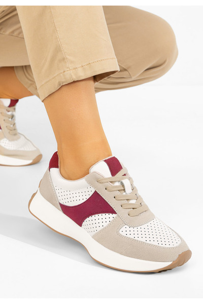 B T Shoes Sneakers dama Attila V3 albi