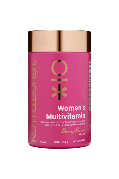 Nutriburst Premium Women's Gummy Multivitamins with Berry Flavor 60 pcs