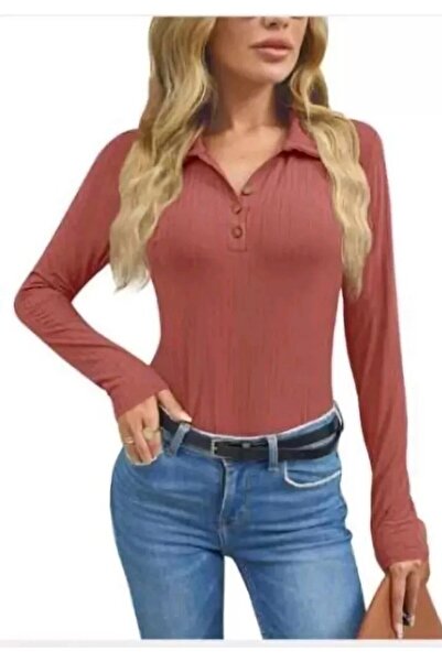 For G PL Women's long sleeve blouse, blue, size M, For G & PL