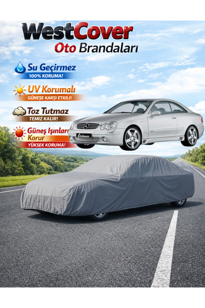 WestCover غطاء سيارة مرسيدس بنز C-180 (2000-2007) متوافق مع السيارة، خيمة مقا...