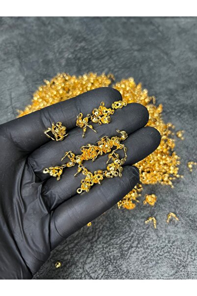 Mos Tespih 20 Adet Sarı Kaplama Düğüm Gizleyen Kapama Tesbih Takı İçin Düğüm ...