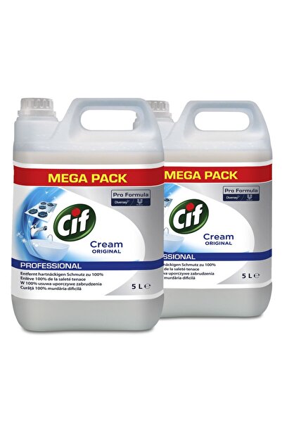 Cif Professional Cream Package – Non-Abrasive Cleaning Cream, 2×5 L